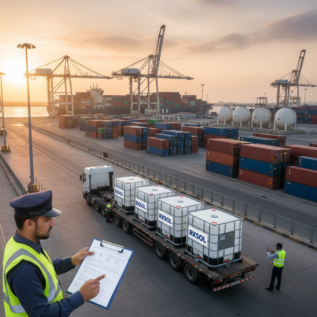 Rig Wash Chemicals Exporter from Abu Dhabi: RXSOL's GCC-Wide Chemical Logistics